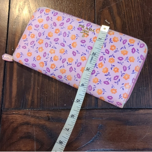AUTHENTIC PRADA FLORAL LONG WALLET EUC - Picture 14 of 16